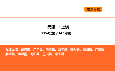 天津到上饒物流專線_天津到上饒貨運公司_天津至上饒運輸直達專線