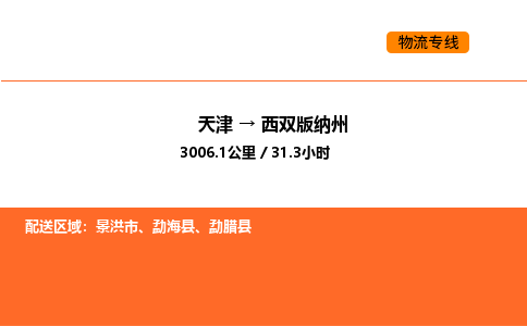 天津到西雙版納州物流專線_天津到西雙版納州貨運(yùn)公司_天津至西雙版納州運(yùn)輸直達(dá)專線