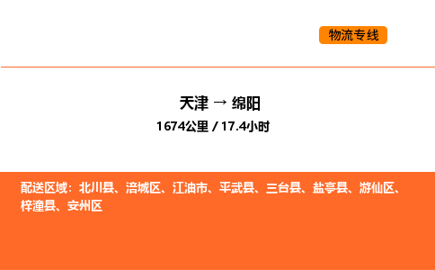 天津到綿陽物流專線_天津到綿陽貨運公司_天津至綿陽運輸直達專線