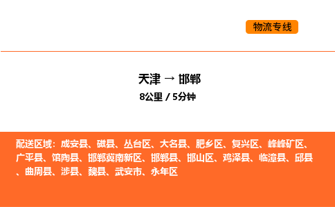 天津到邯鄲物流專線_天津到邯鄲貨運(yùn)公司_天津至邯鄲運(yùn)輸直達(dá)專線