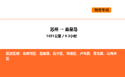 蘇州到秦皇島物流專線_蘇州到秦皇島貨運公司_蘇州至鷹潭運輸直達(dá)專線